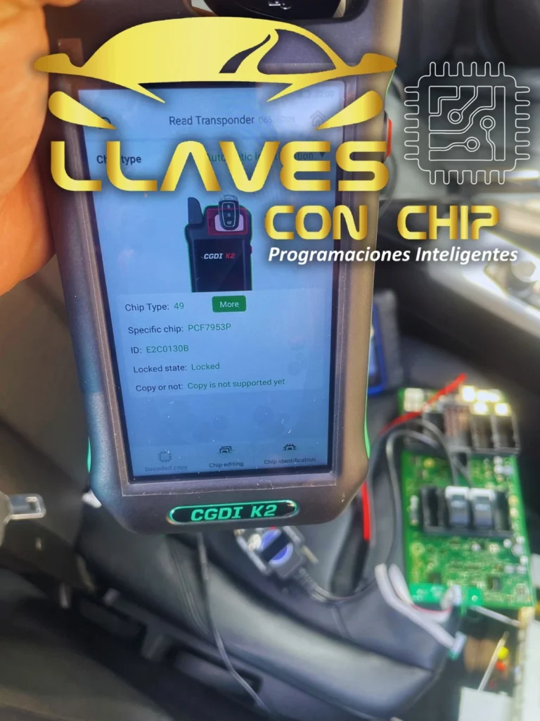 clonación de llave con chip