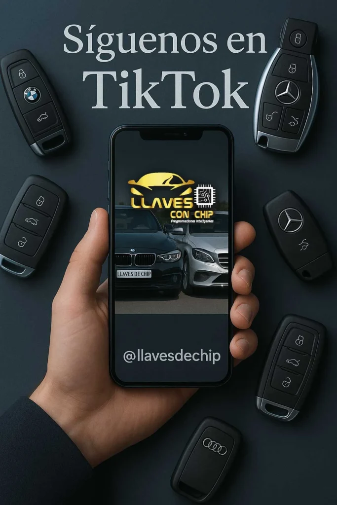 Tik Tok Llaves con chip
